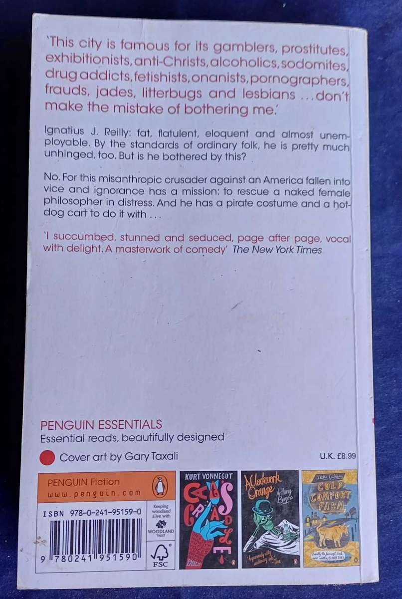 A confederacy of dunces by John Kennedy Toole