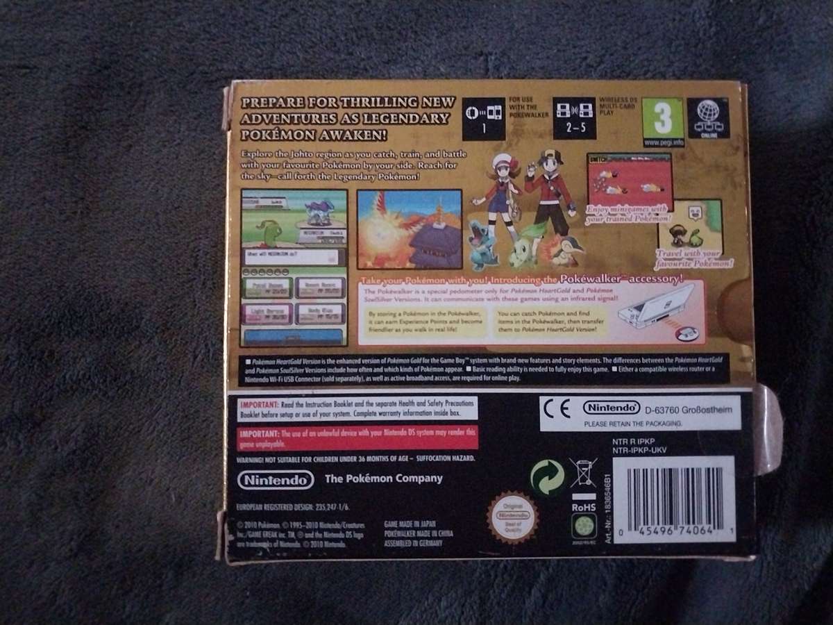 Pokémon Heart Gold-Complete boxset