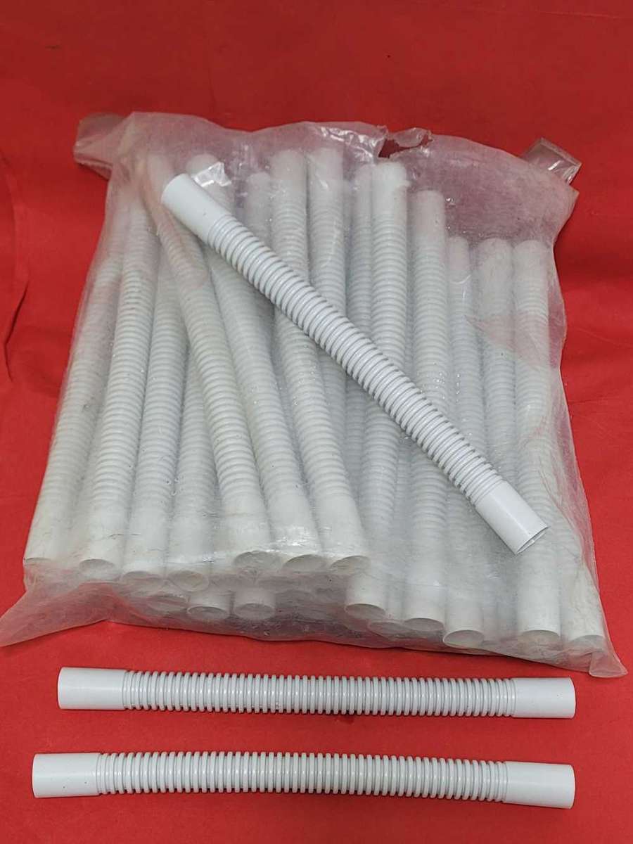 (25.5 x 2)Cm Corrugated Turbing Pipes (Bid Per 10x Pack)