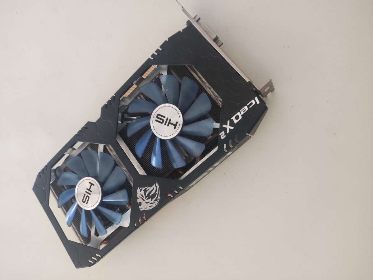 HIS IceQ X2 RX580 8GB Graphics card**Smaller Fans so Overheating**