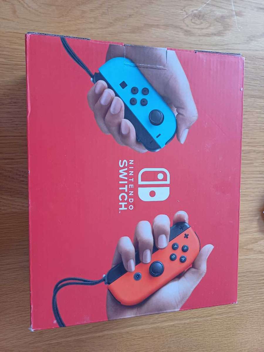Nintendo Switch with accessories and games