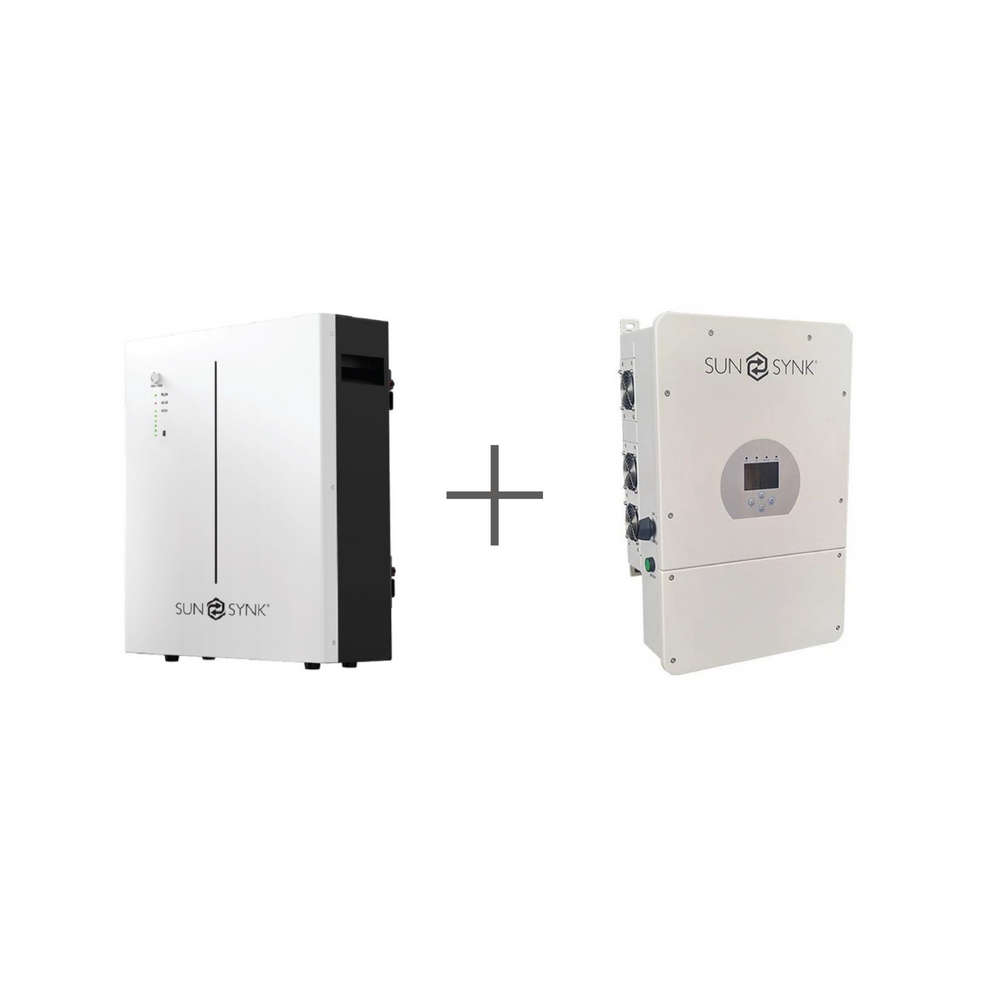 Sunsynk 5.1kW Hybrid Inverter and Sunsyk 5.32kW battery kit