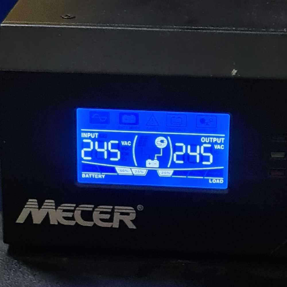 coming with 2 x 12v batteries. MECER power backup. MODEL: LOBO 1200/IVR-1200LBKS