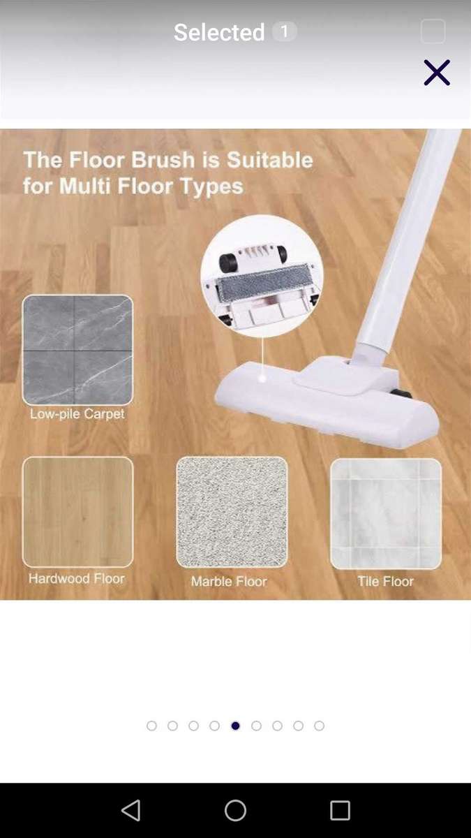 USB rechargeable Powerful cordless vacuum cleaner