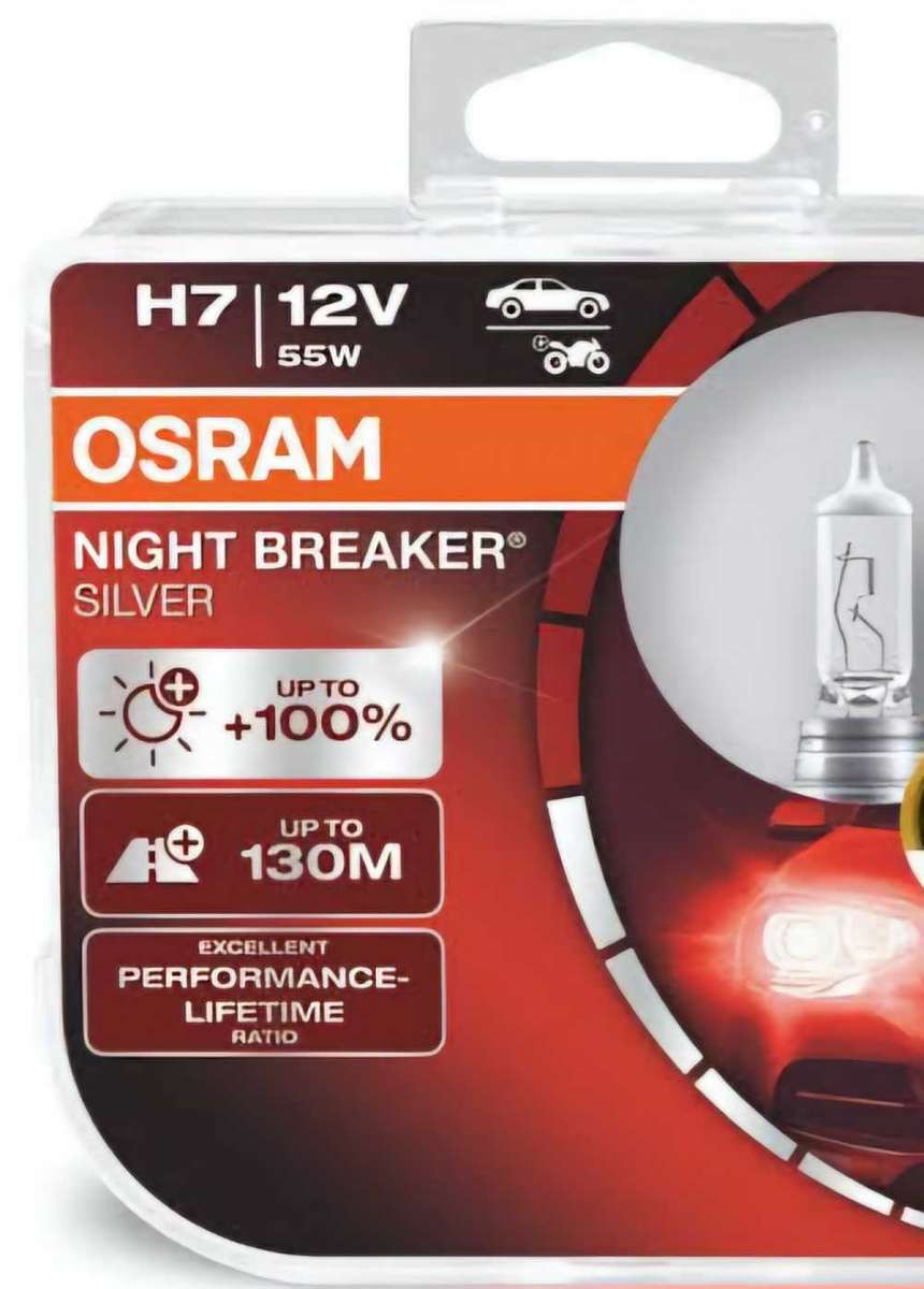 OSRAM H7 NIGHTBREAKER SILVER