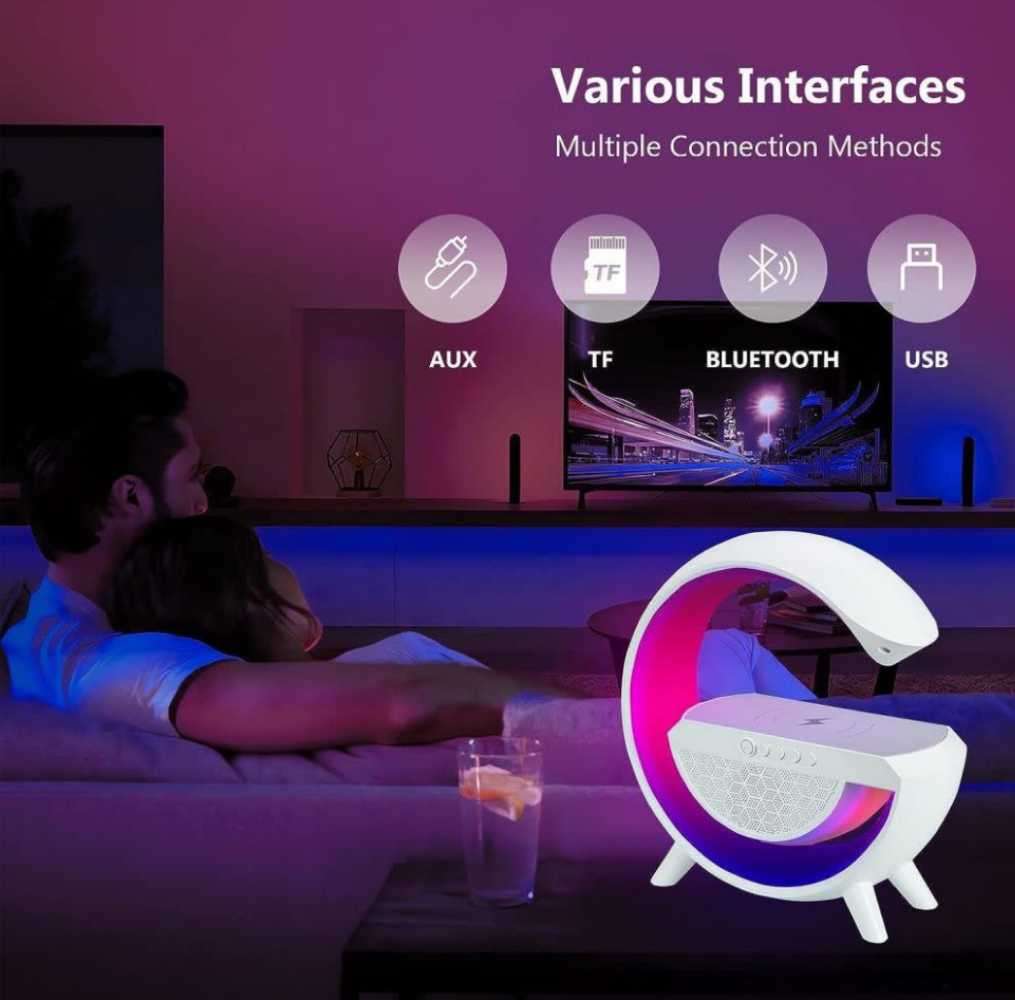 BT 2301 LED Wireless Charging, Speaker and Radio