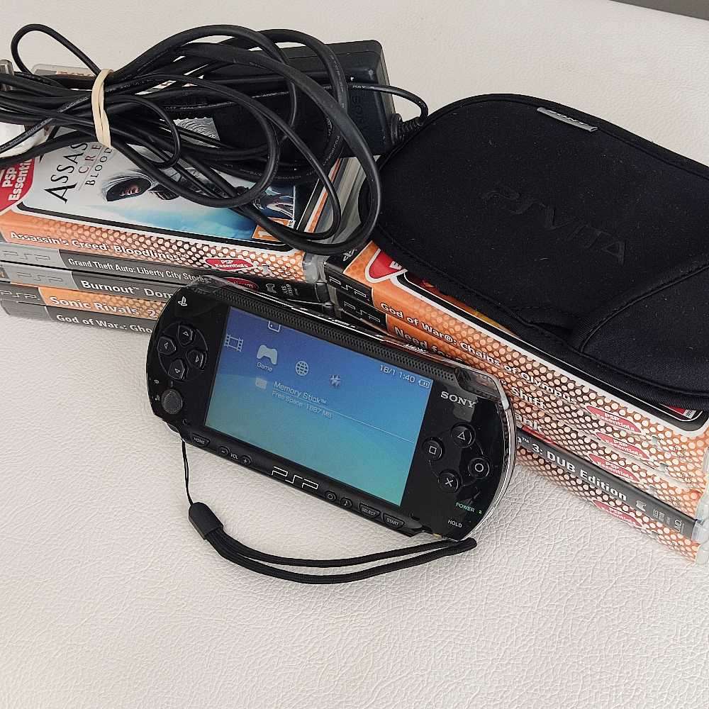 Sony Psp Console with games