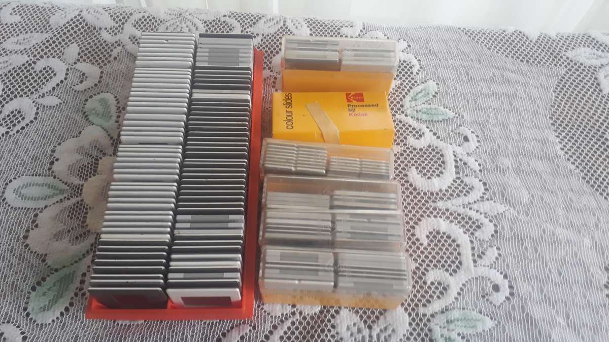 LOT OF  KODAK AND PERSONAL FAMILY SLIDES FOR SALE