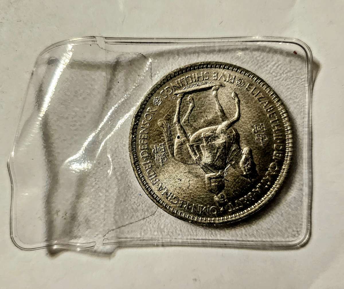 United Kingdom 5 shillings, 1953