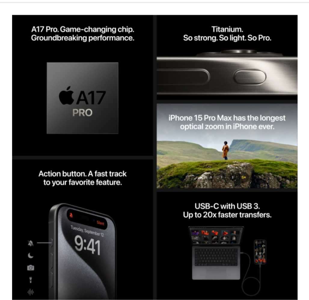 Apple iPhone15 Pro Max 256GB 5G