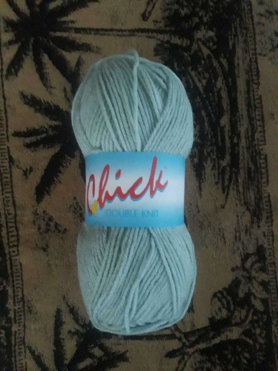CHICK 100G DOUBLE KNIT COL 074  SNOWMOON