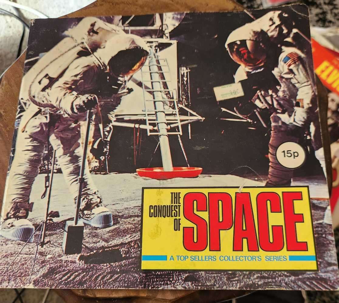 Conquest of Space - Top Sellers Sticker Album 1980s - Partially filled