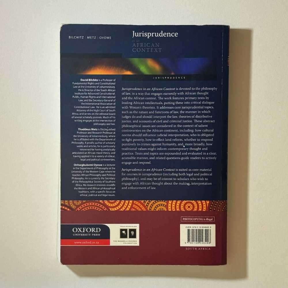 Jurisprudence In An African Context