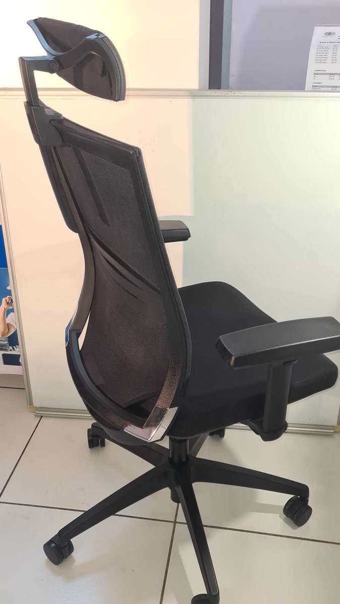 With 3D adjustable Armrests. DHL high back office chair