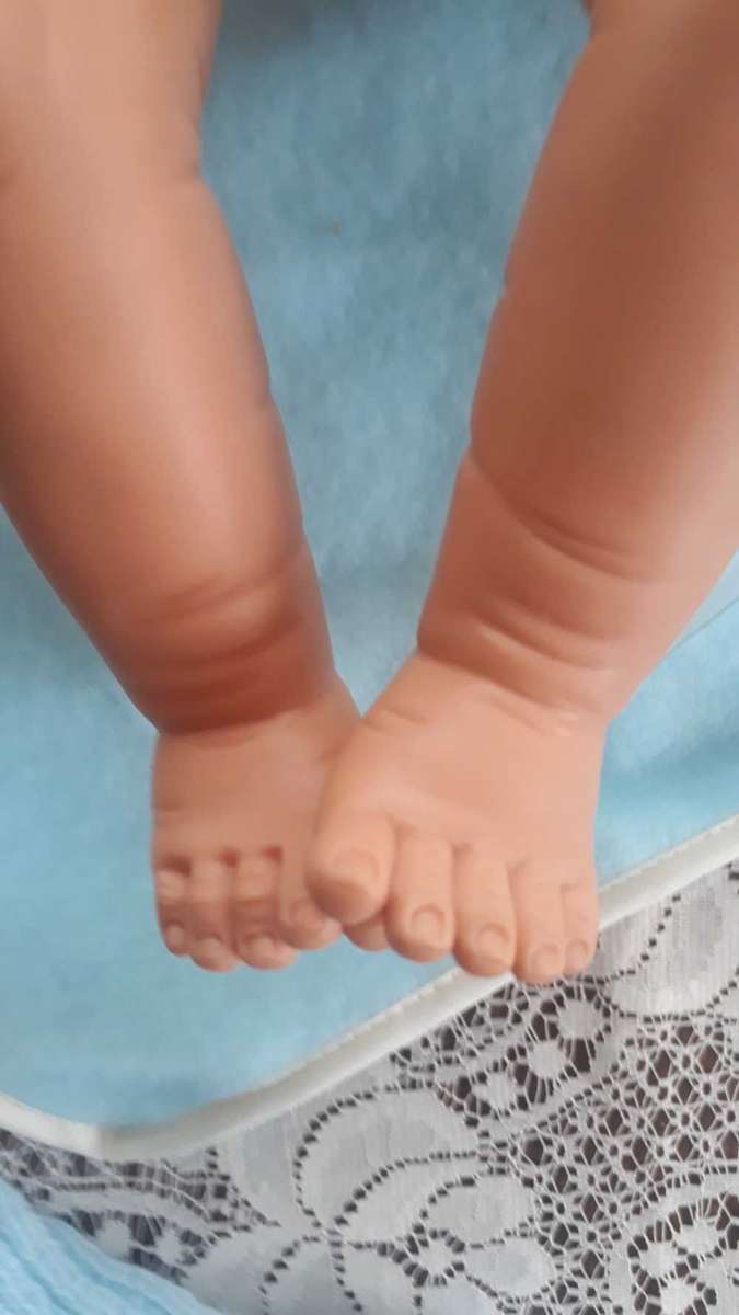 VINTAGE ANATOMICALLY CORRECT  BABY BOY DOLL - 40 CM - 1990`S