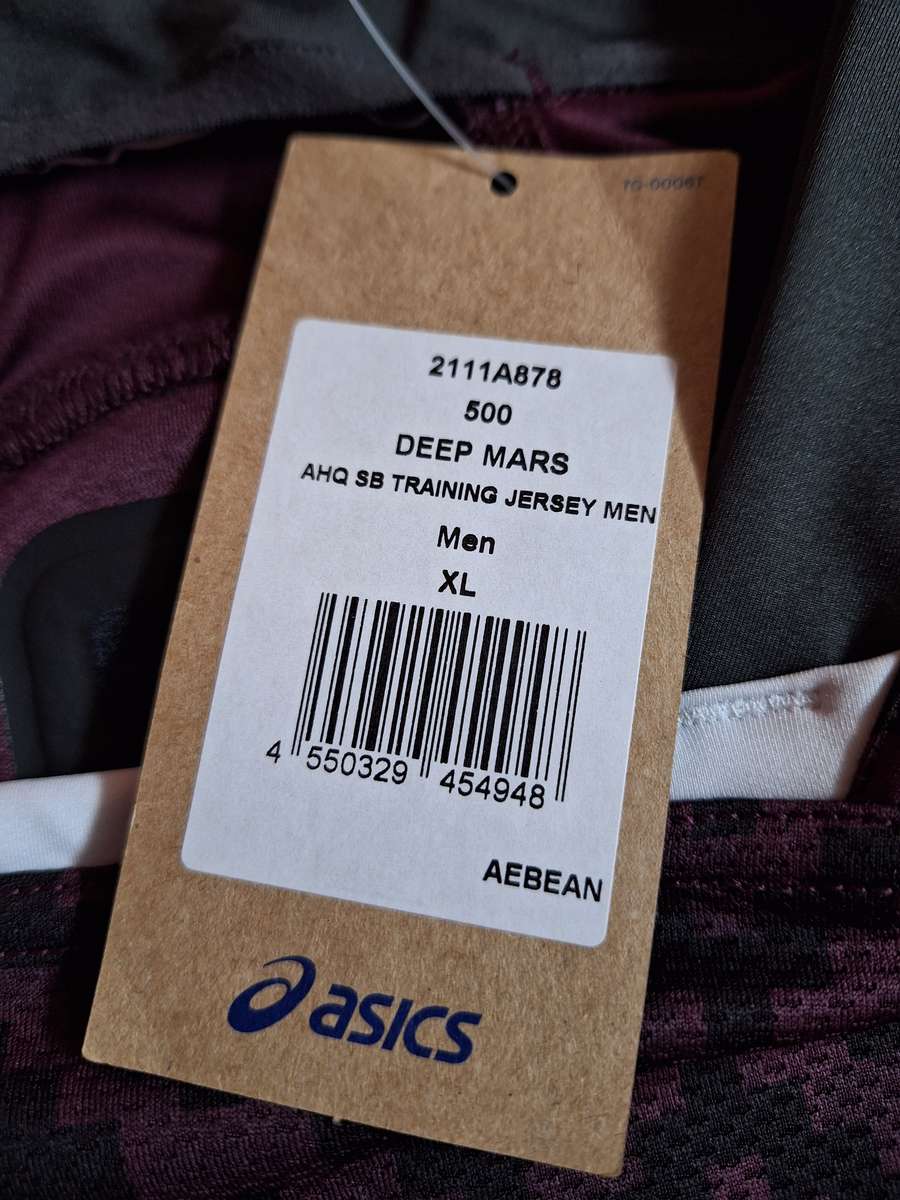 Springbok asics deep mars training jersey XL