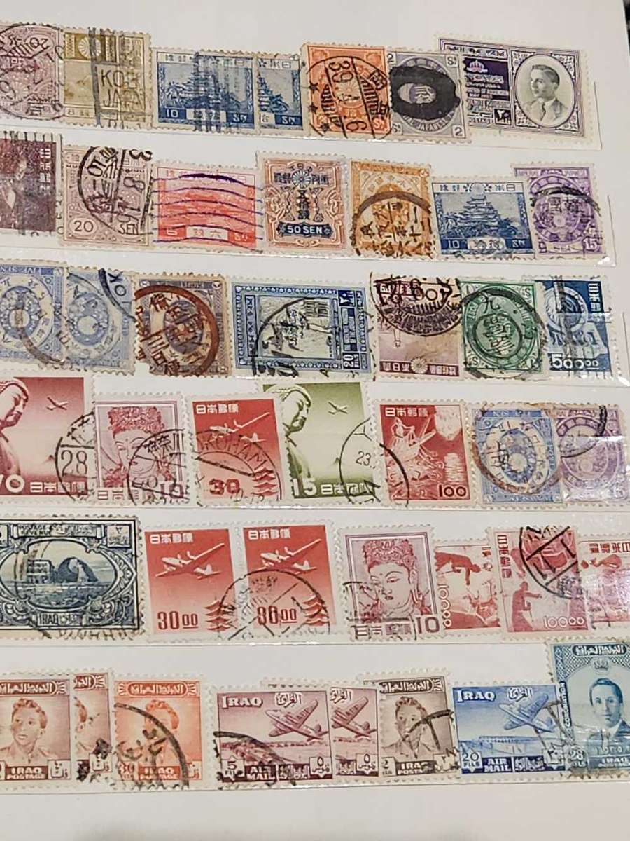 World selection - exquisite - in old stock book - GEMS to be found here!!