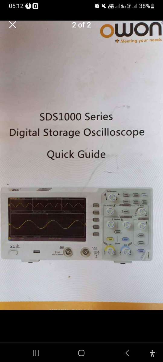 Oscilloscope SDS1000