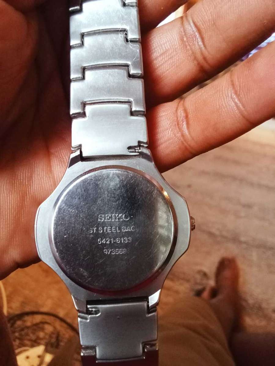 Mens Blue Dial Seiko Quartz 5421-6133