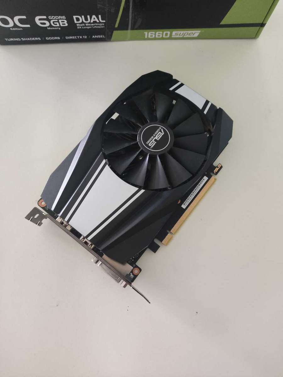Asus Phoenix GTX1660 Super 6GB GDDR6 Graphics card**HDMi**8 Pin PCI Power needed