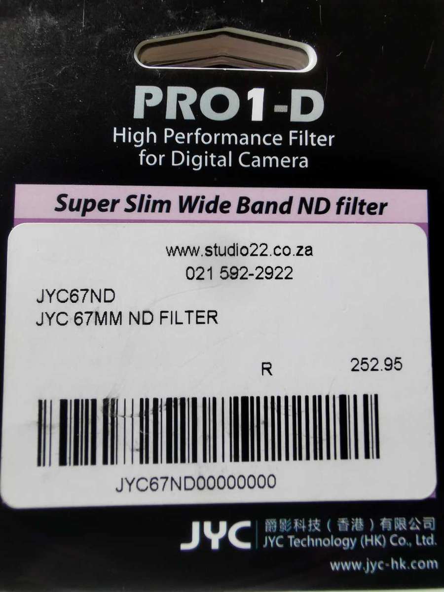 Neutral density filters