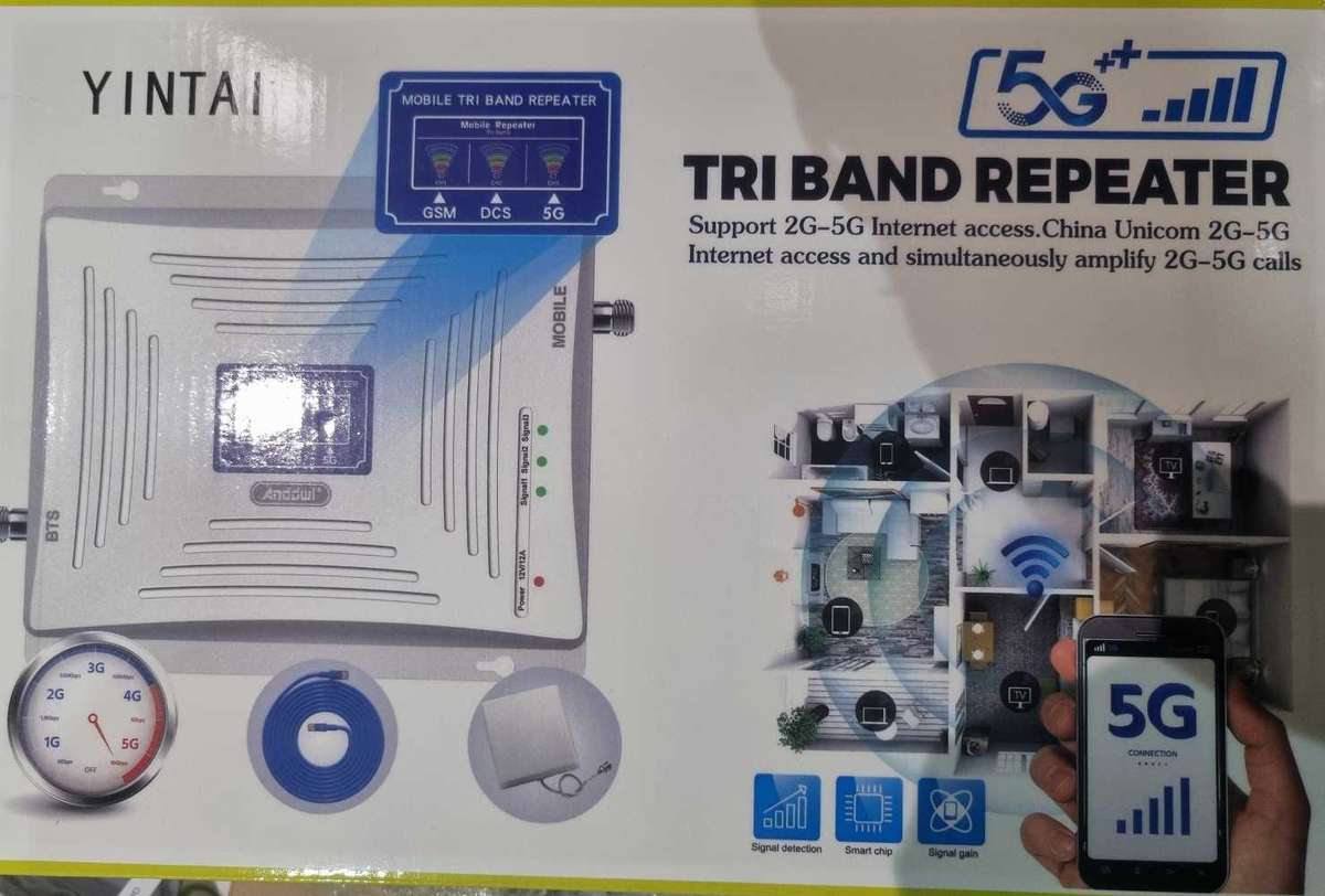 5G Tri Band Signal Booster Kit