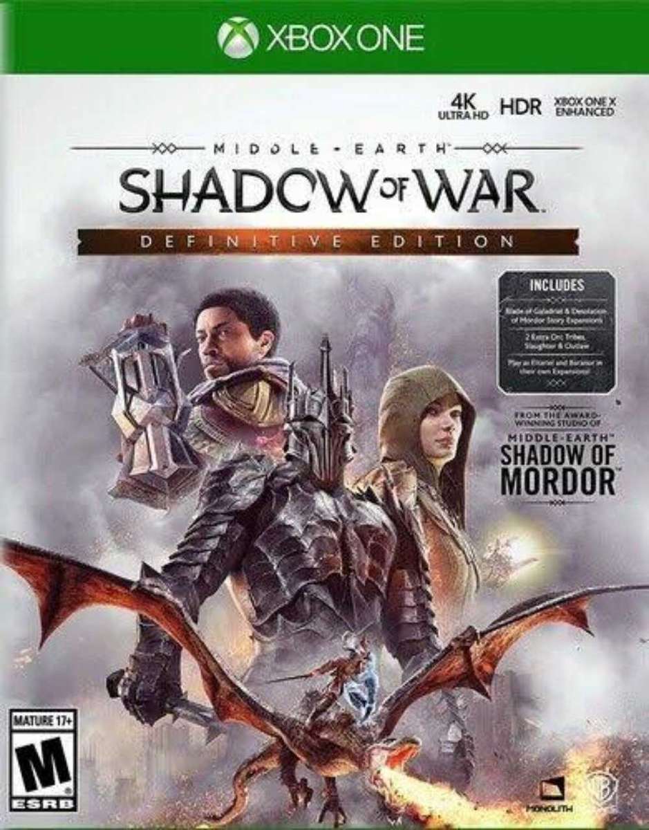 Middle Earth Shadow Of War Definitive Edition