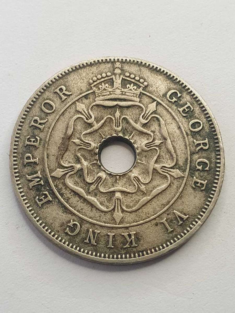 1940 Southern Rhodesia King George VI Penny
