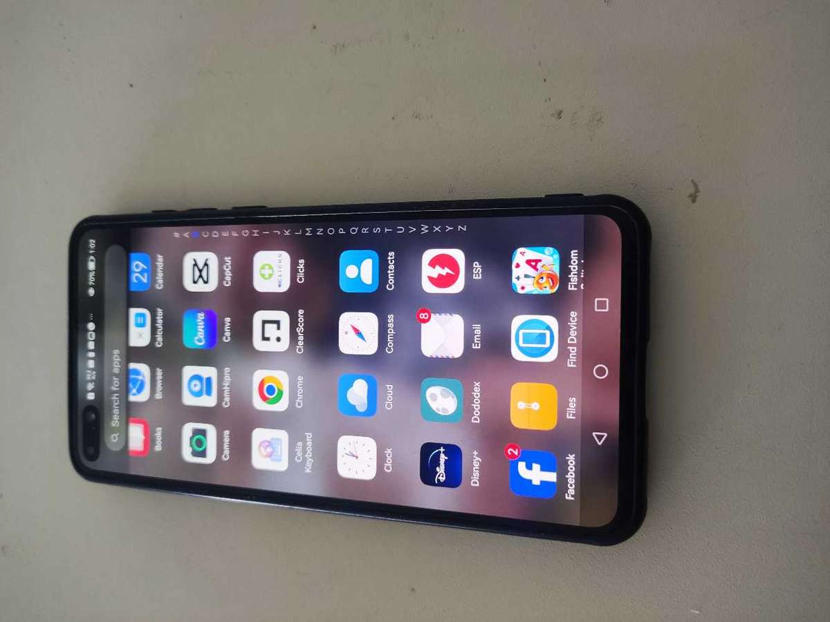 Huawei P40 8GB Ram and 128GB Rom **Silver Frost** with Box and Charger