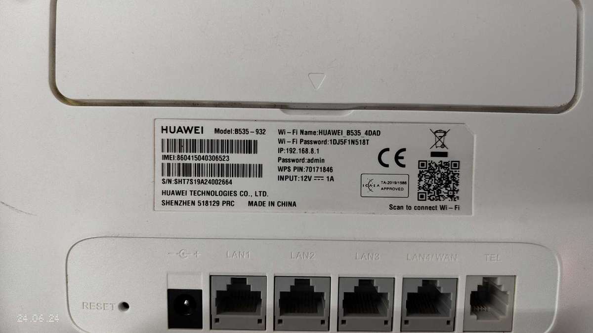 Huawei B535 LTE WiFi Router (used)