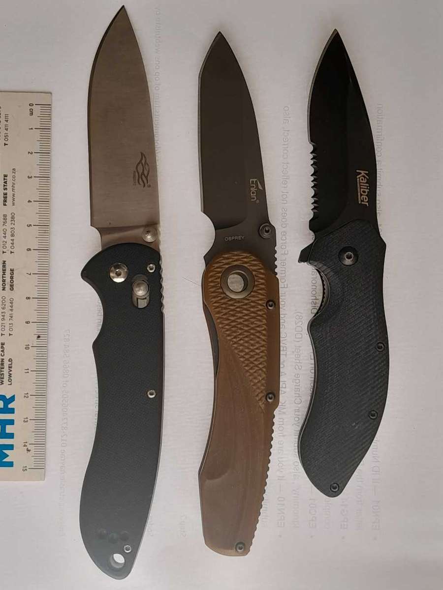 Enlan, Firebird and Kaliber. Large folders. New Condition.