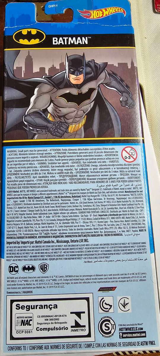 Batman hotwheel collectable set