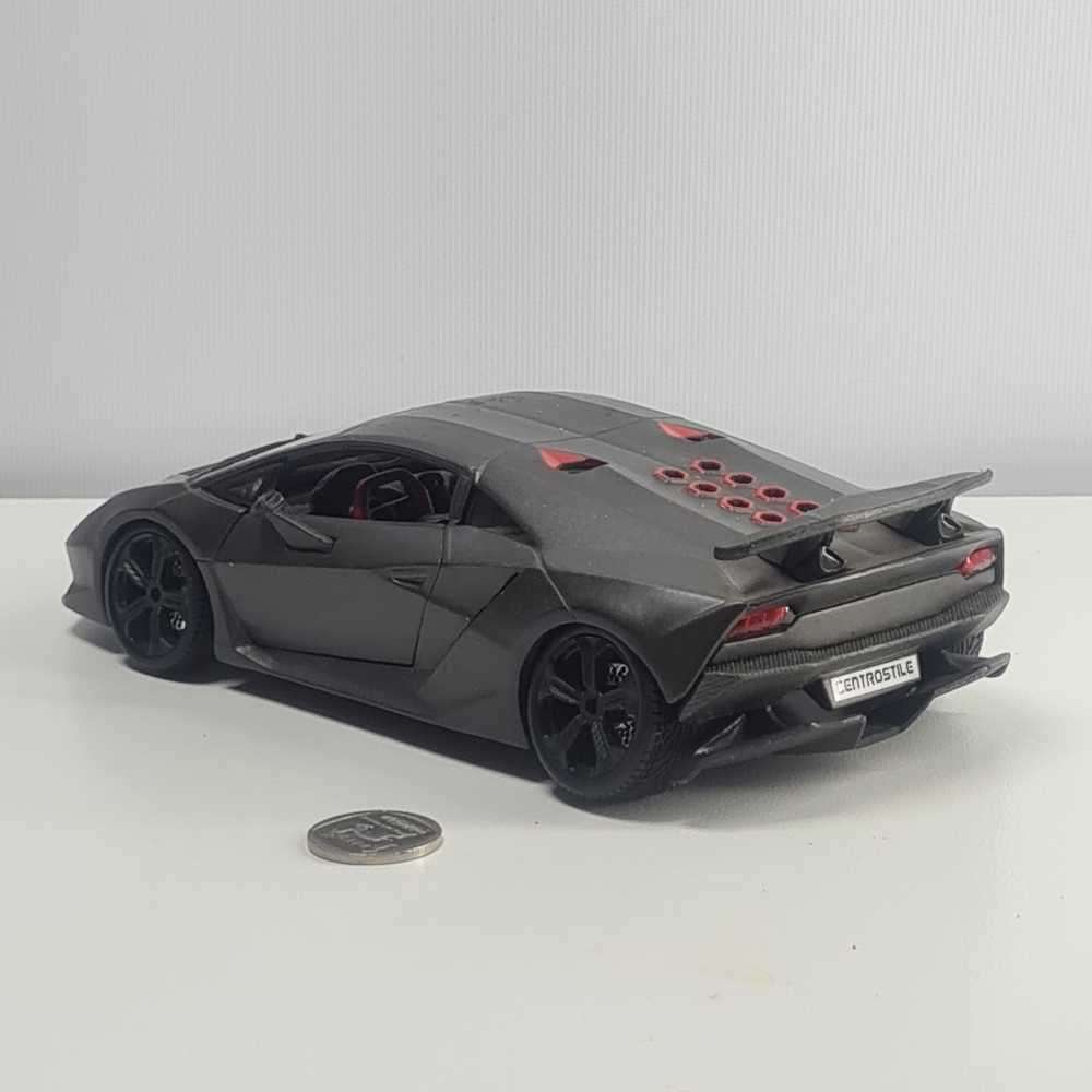 Lamborghini Sesto Elemento Matt Grey 124 Diecast Car Model by Bburago