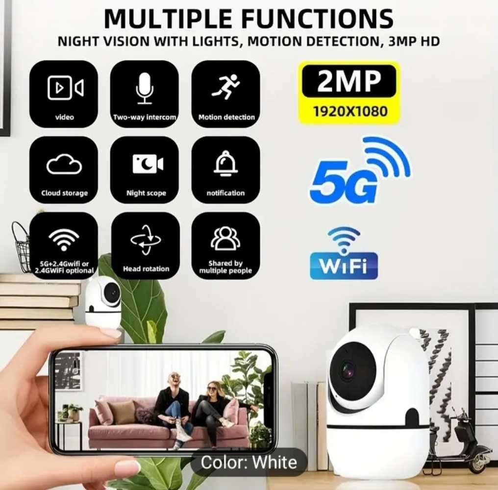 5G wireless security camera