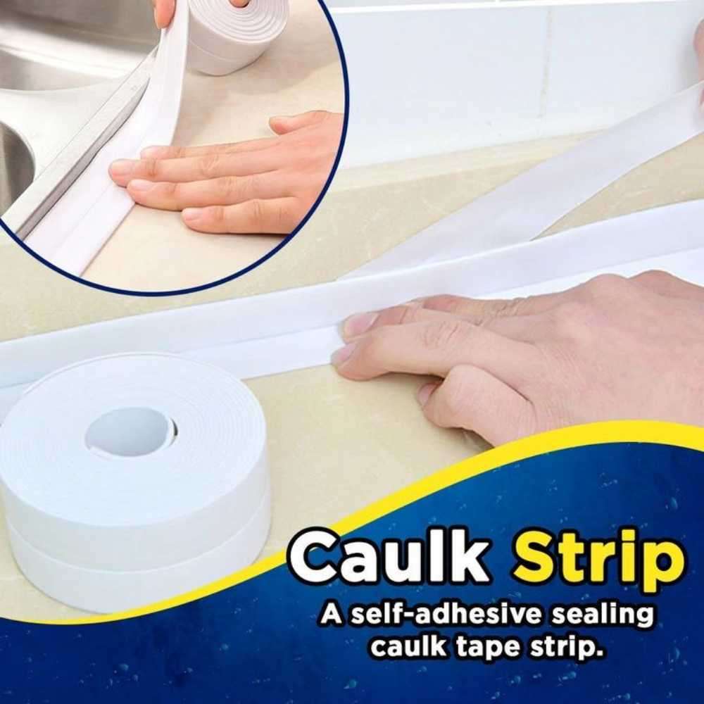 Magic Caulk Tape Stick and seal in a snap!