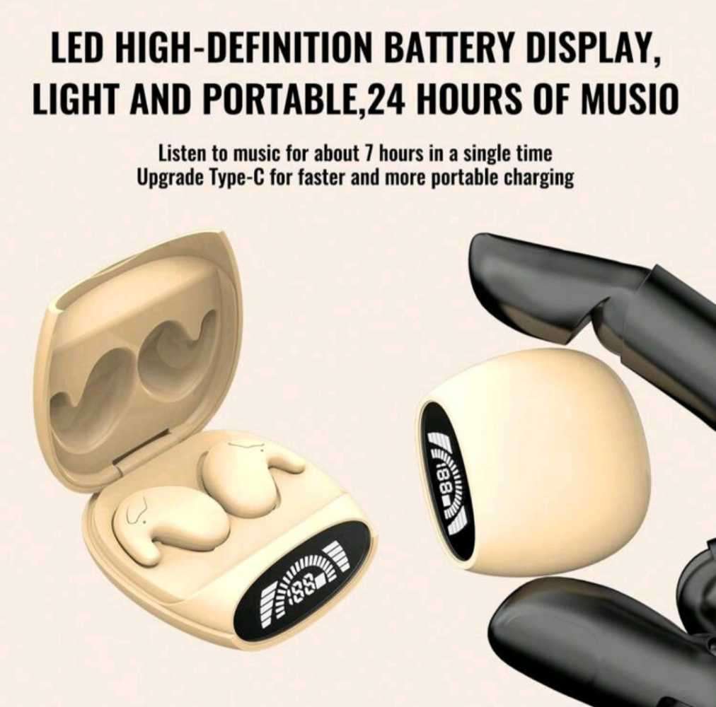 Sleep Wireless Earphones - WHITE