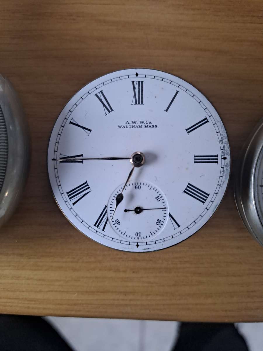 3x vintage pocket watches