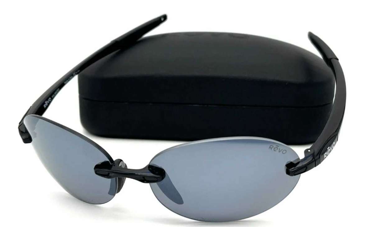 REVO DESCEND  RE1168 01 Shiny Black /Graphite 61mm Polarized Sunglasses