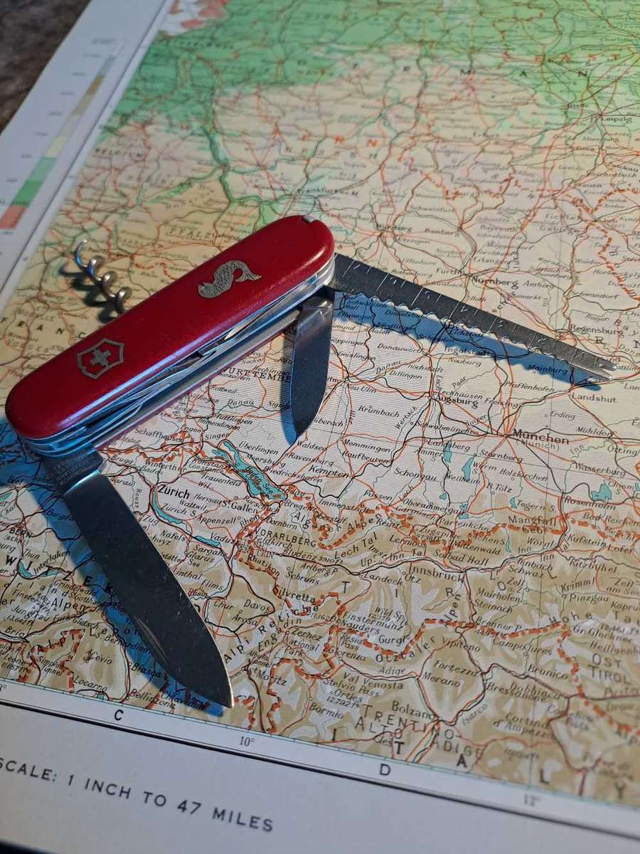 Vintage Victorinox fisherman