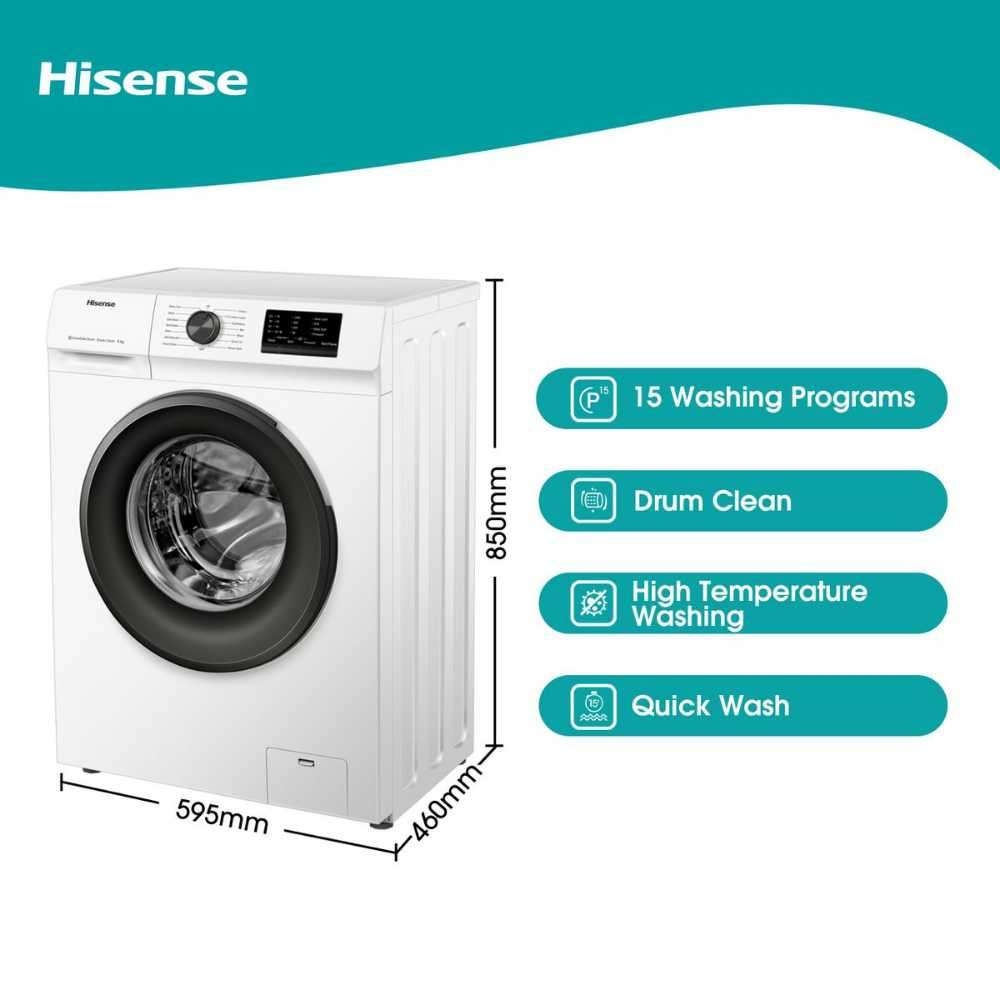 Hisense 6kg Front Loader Silver WFVC6010S