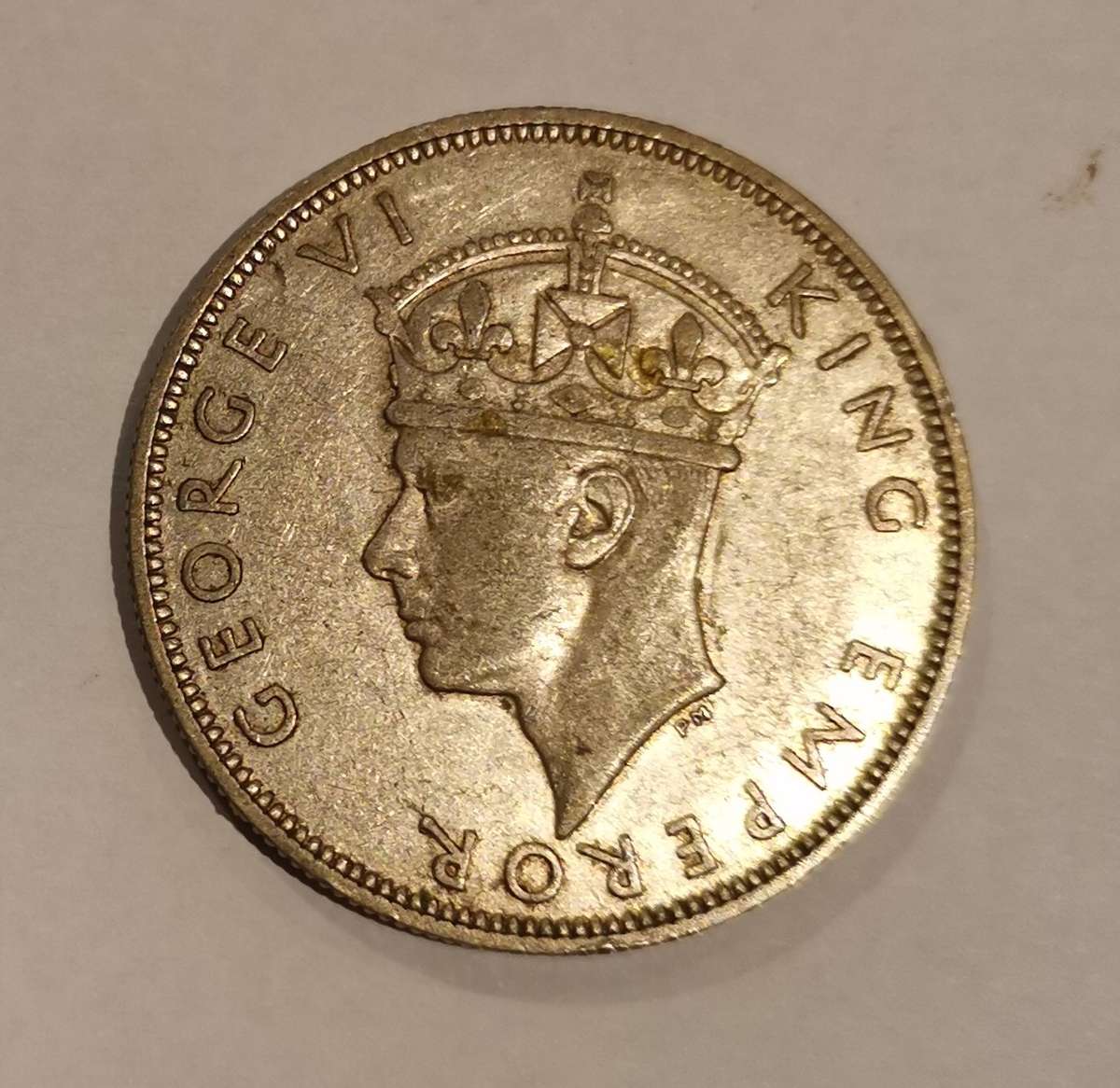1946 Southern Rhodesia Half Crown