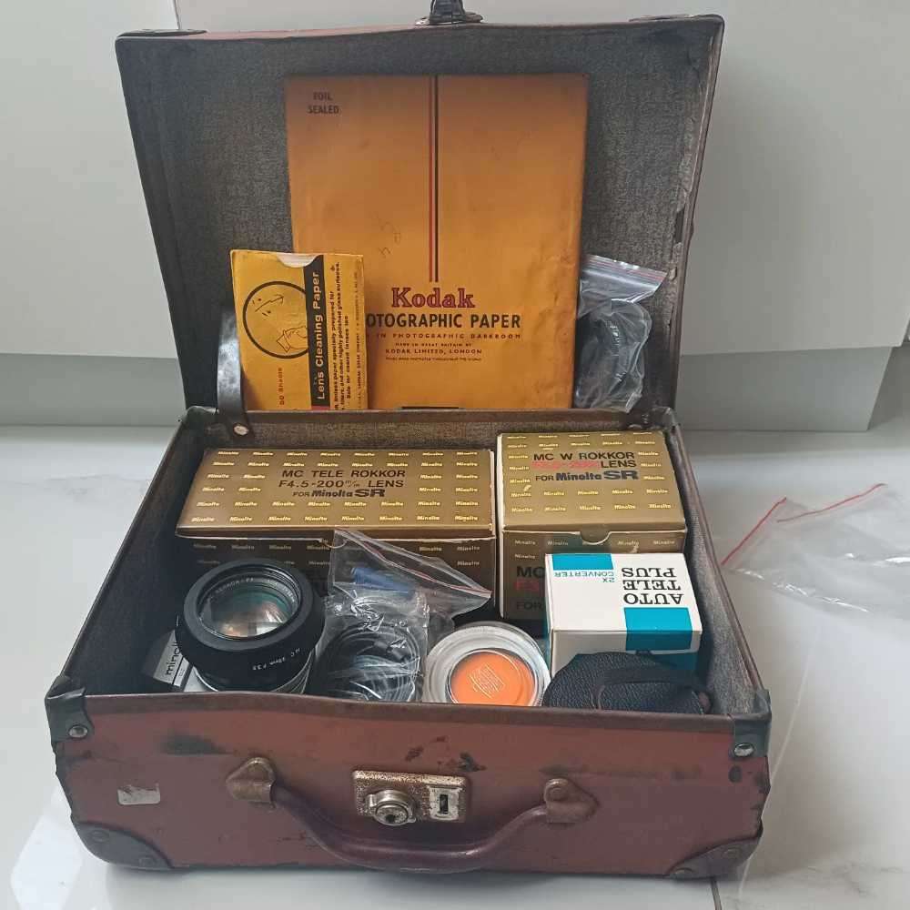 Lot of vintage Camera Equipment
