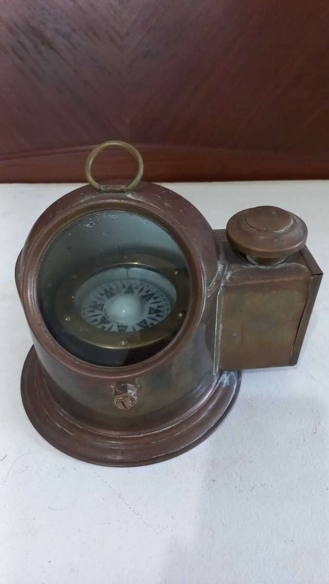 Vintage `C Plath Hamburg Germany ` ships binnacle compass