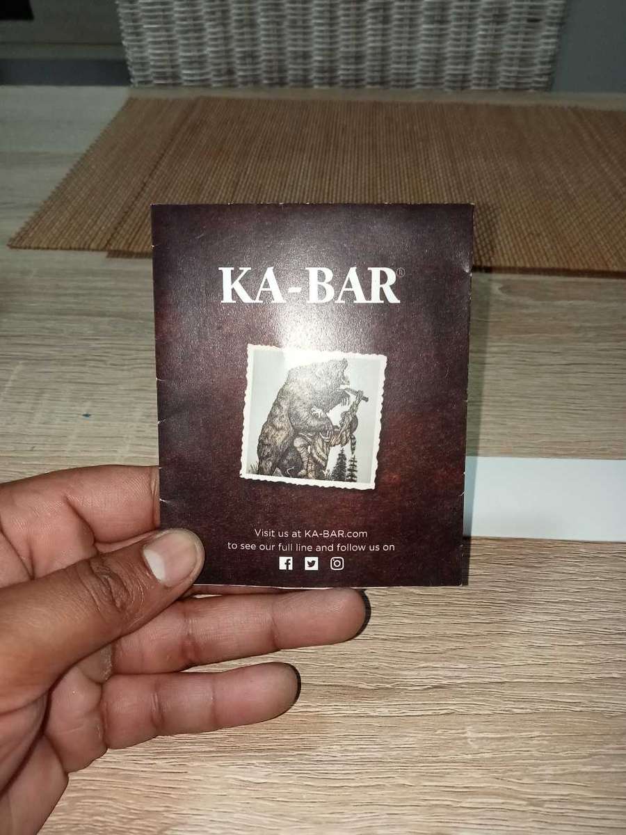 KABAR 1211 with sheath USA model