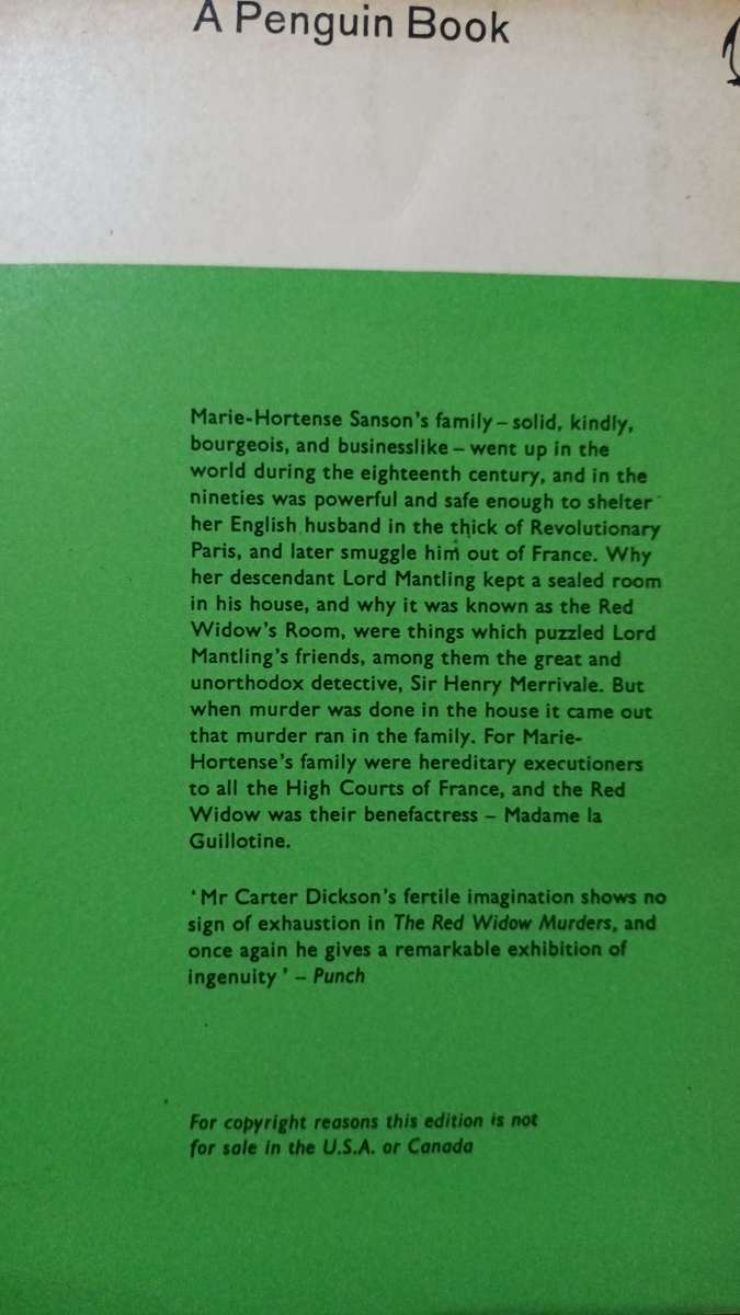 The Red Widow Murders