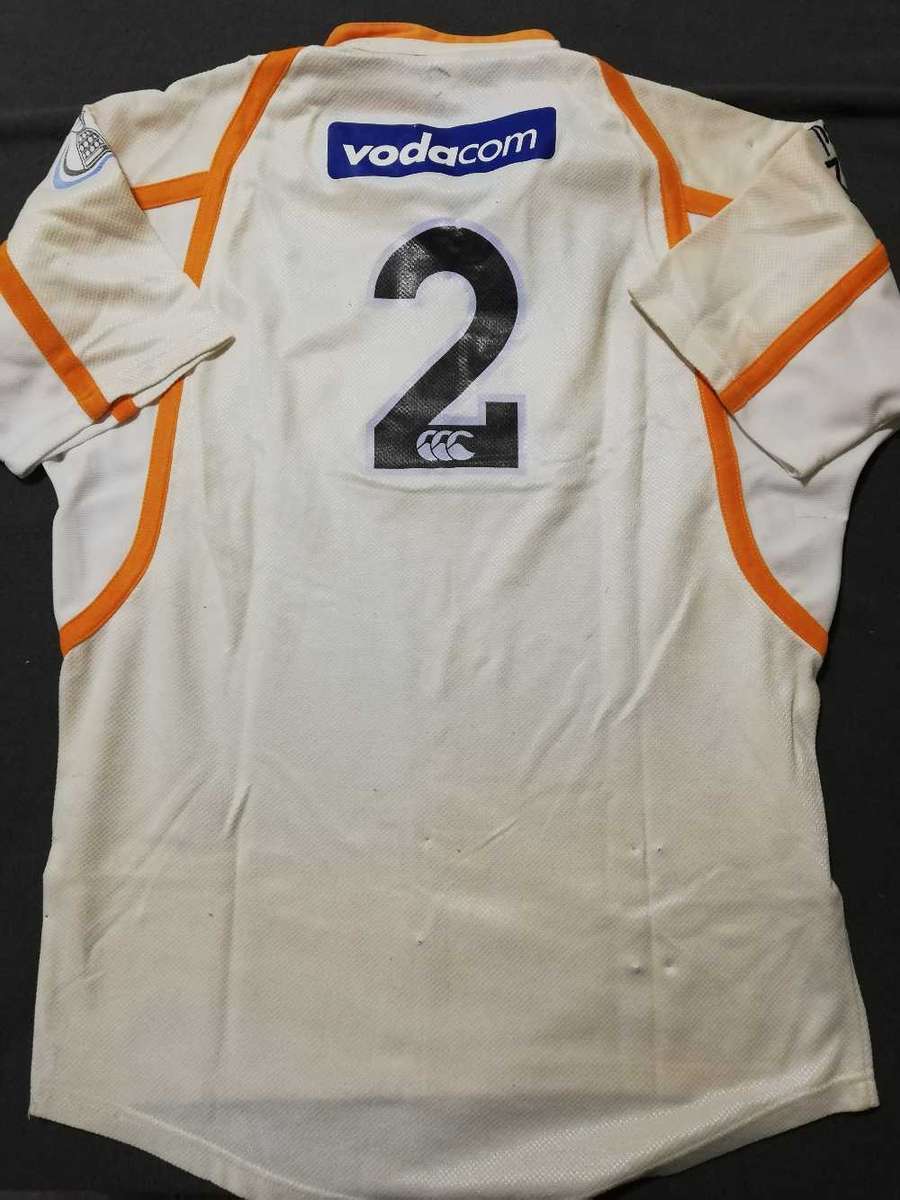 Cheetahs Rugby Jersey Adriaan Strauss no 2 Size XXL