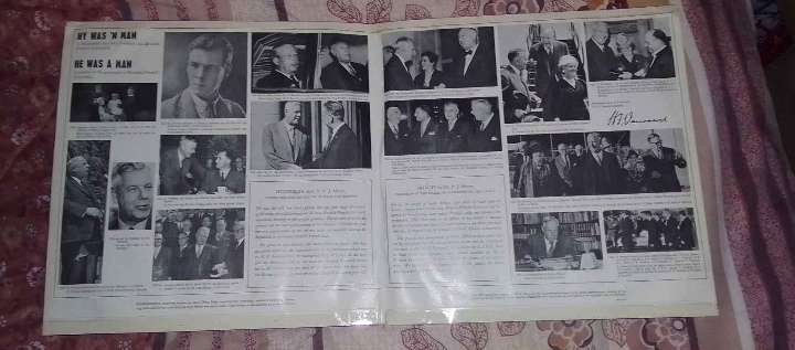 H. F VERWOERD - LP - HY WAS N MAN - GEDENK DUBBEL ALBUM