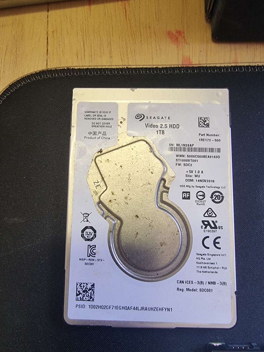 1Tb 2.5" Hard Drives