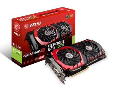 MSI GeForce GTX 1070 GAMING X Twin Frozr VI OVERCLOCKED Edition 8GB GDDR5