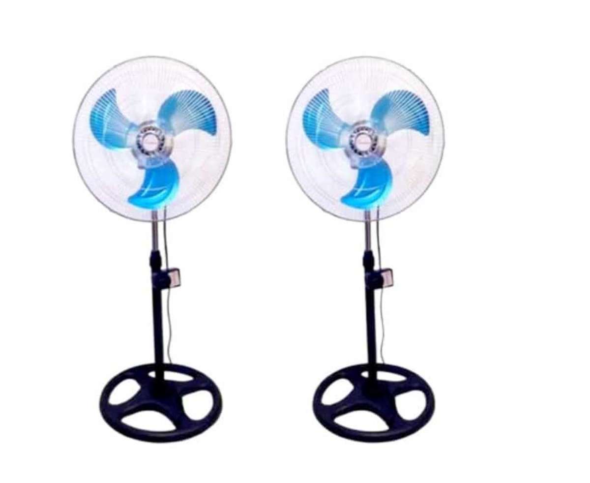 Condere Pack of 2- 18` Energy Saving Floor Stand Fan 60W-